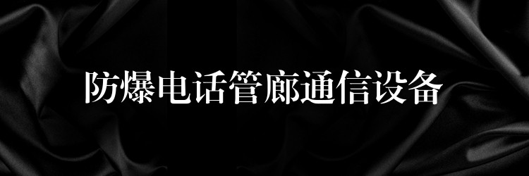  防爆電話管廊通信設備